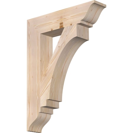 Ekena Millwork Imperial Traditional Smooth Bracket, Douglas Fir, 5 1/2"W x 26"D x 34"H BKT06X26X34IMP01SDF
